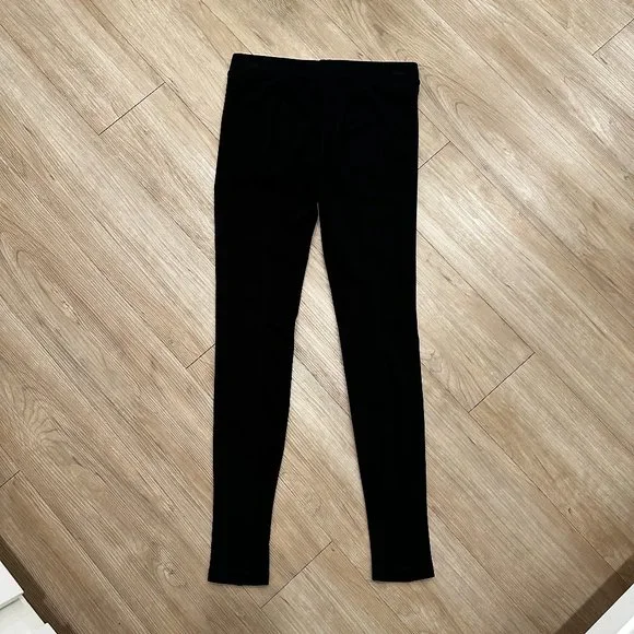 Vince. Black Back Seam Stitch Legging - Picture 9 of 14